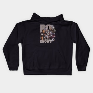 Bo Knows Raiders Vintage Tee Kids Hoodie